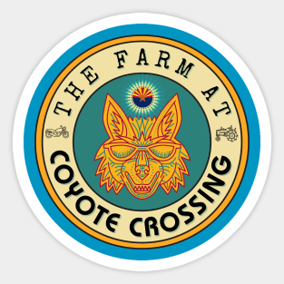 Coyote Crossing Emblem Sticker